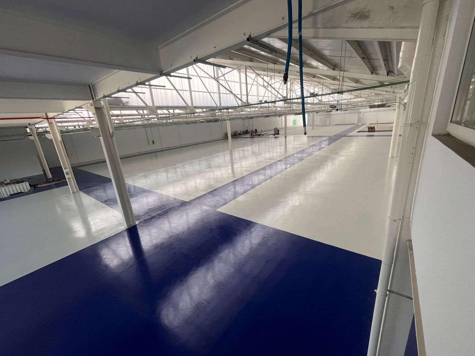 Detalle de acabado de suelos industriales jerez de la frontera en Jerez de la Frontera